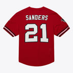 Atlanta Falcons Mitchell & Ness Name & Number Mesh Crewneck - Mens - Deion Sanders