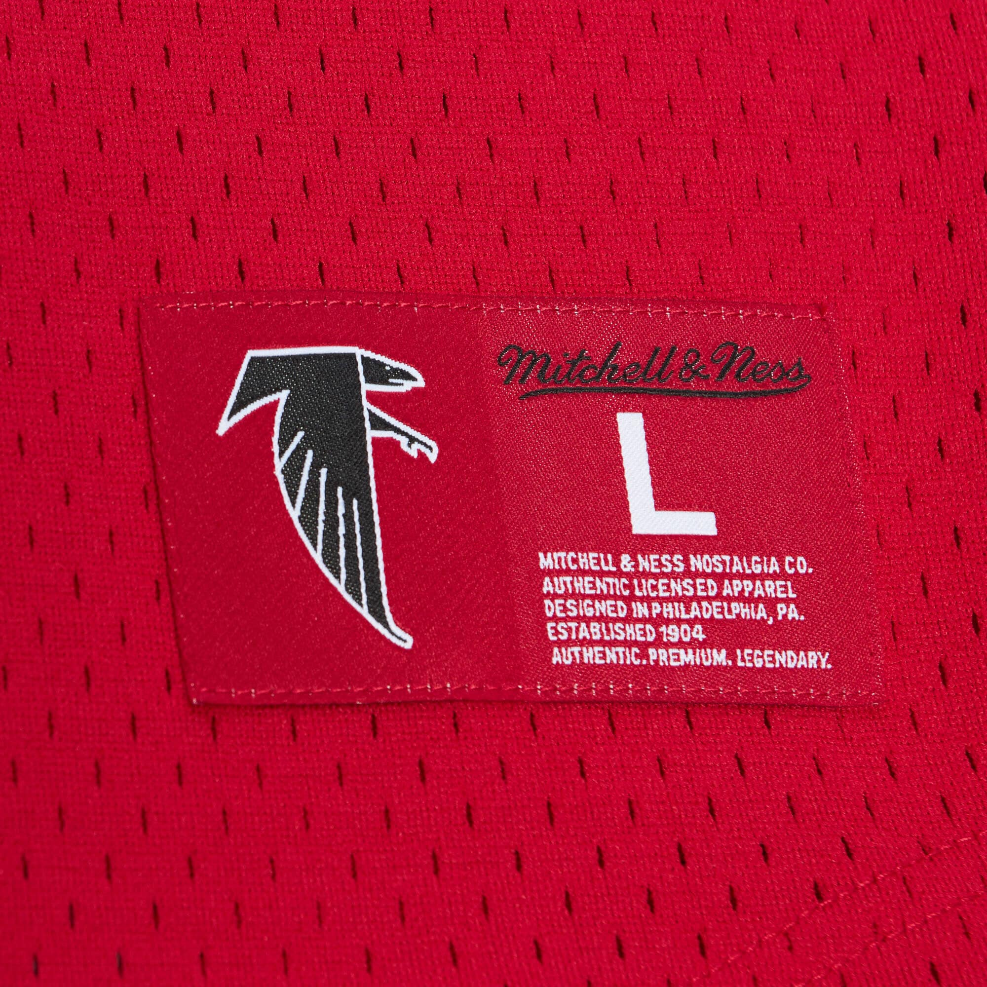 Atlanta Falcons Mitchell & Ness Name & Number Mesh Crewneck - Mens - Deion Sanders