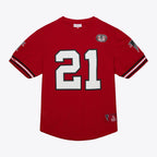 Atlanta Falcons Mitchell & Ness Name & Number Mesh Crewneck - Mens - Deion Sanders