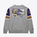 Baltimore Ravens Mitchell & Ness All Over Crew 4.0 Vintage Logo