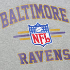 Baltimore Ravens Mitchell & Ness All Over Crew 4.0 Vintage Logo